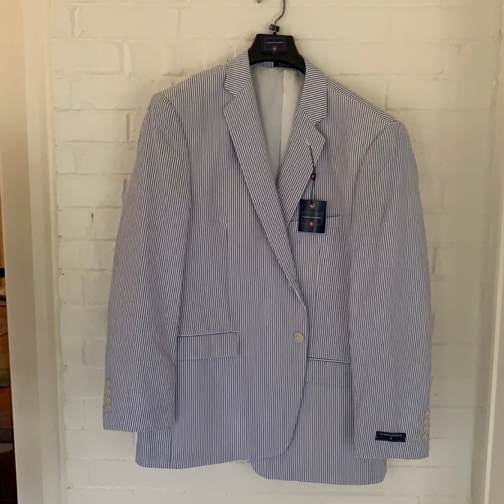 Mens 42R seersucker Blazer